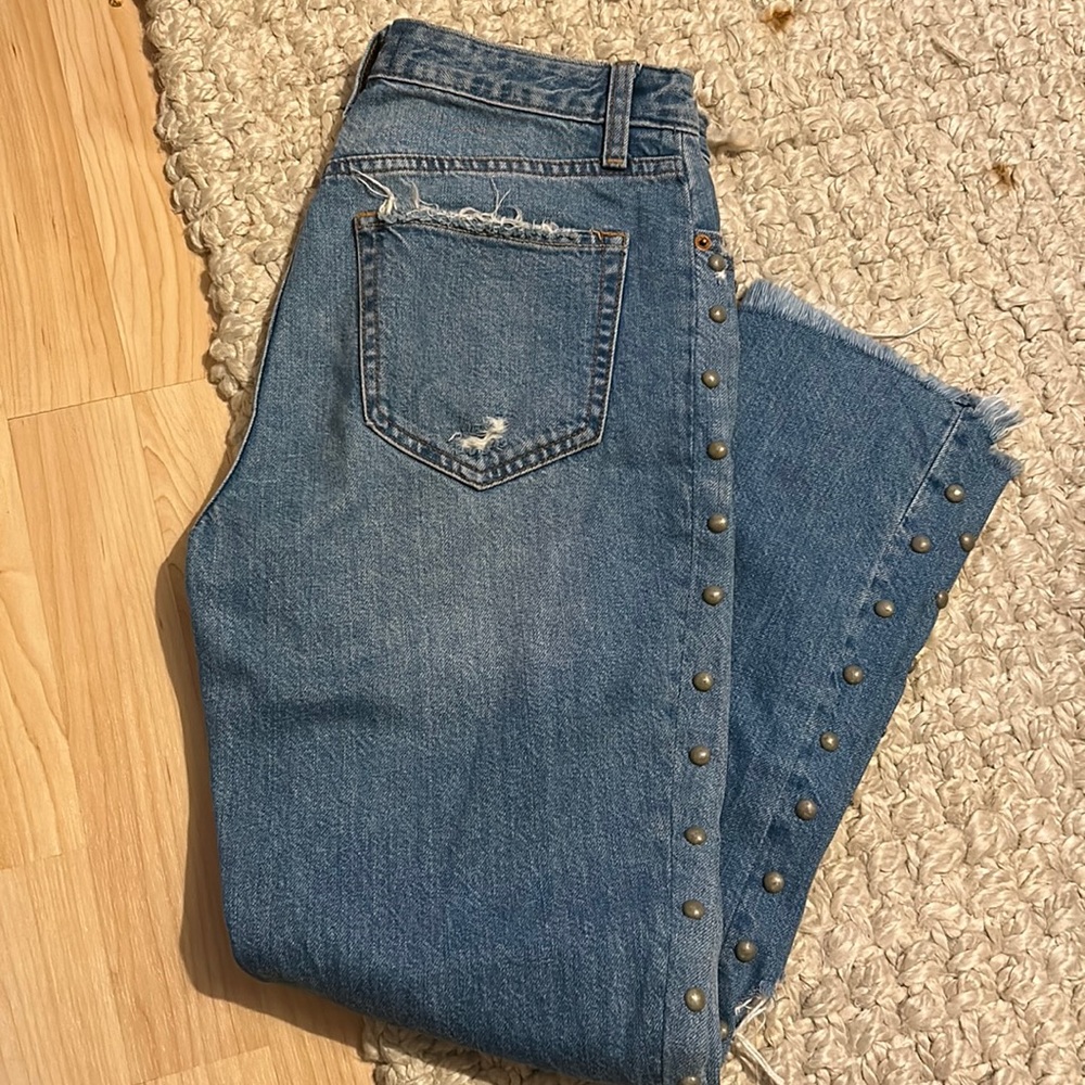 Annie high rise girlfriend jeans
